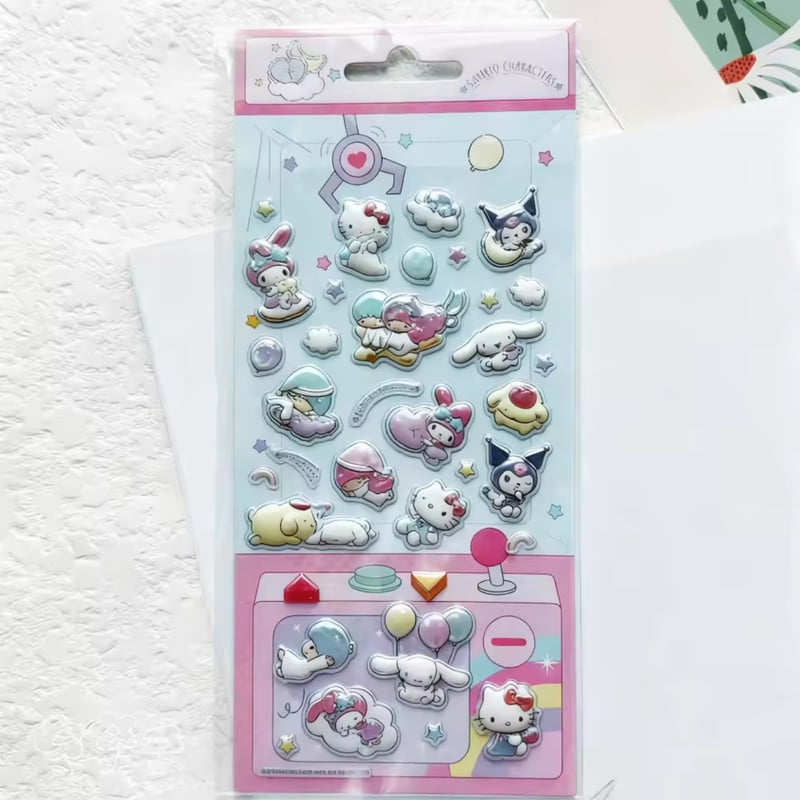 2月上旬入荷予定】キャラクター・3Dステッカー（全3種） | NOIR BLANC