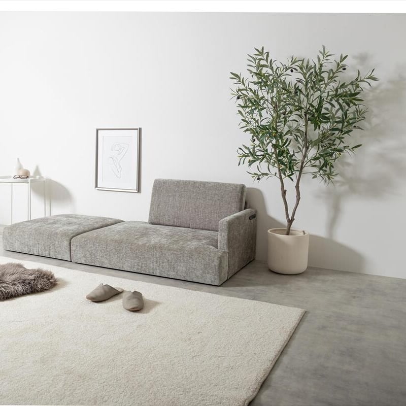 家具350 Cody ソファ グレー オットマン付き Pivo ピヴォ 家具350 Cody