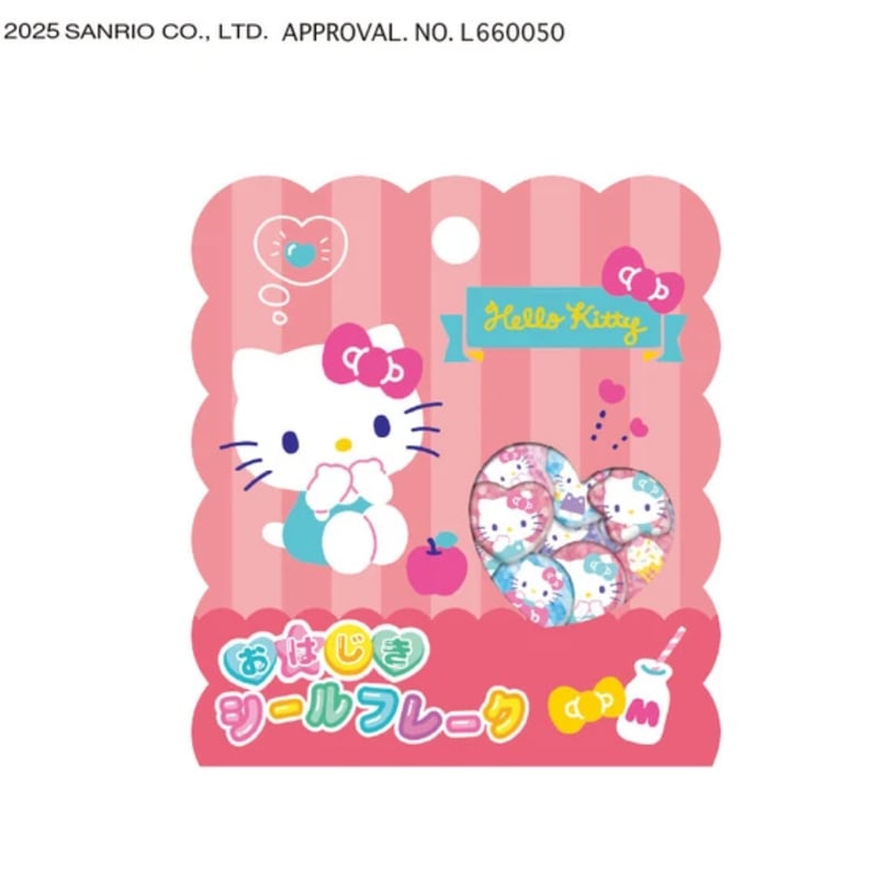 正規品］【5/13販売開始】おはじきシールフレーク サンリオ