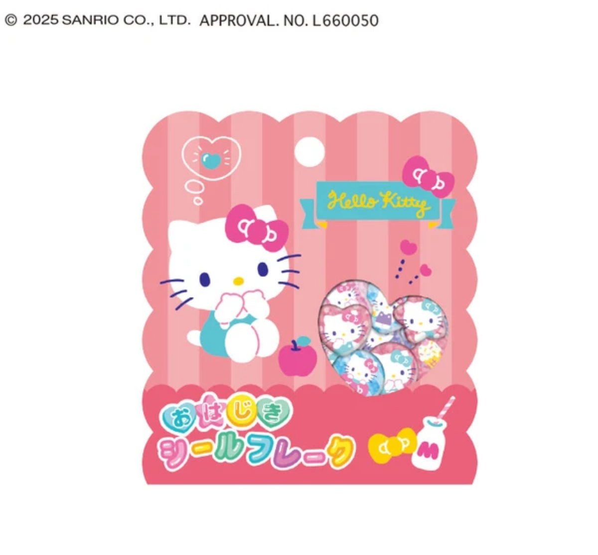 正規品］【5/13販売開始】おはじきシールフレーク サンリオ