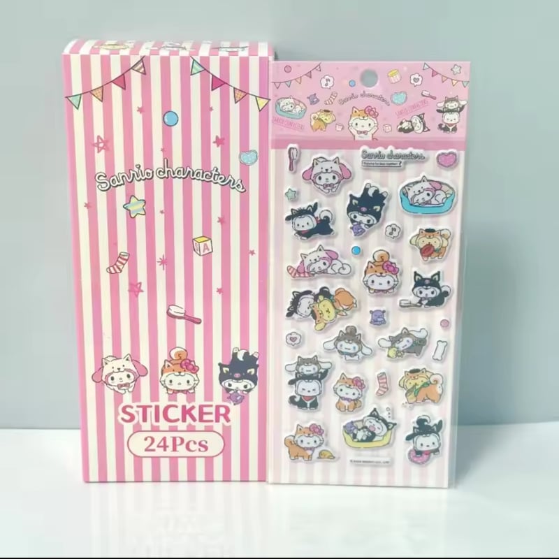 3D ステッカー かわいいキャラクター 2月上旬入荷予定】キャラクター・3Dステッカー（全2種） | NOIR BLANC