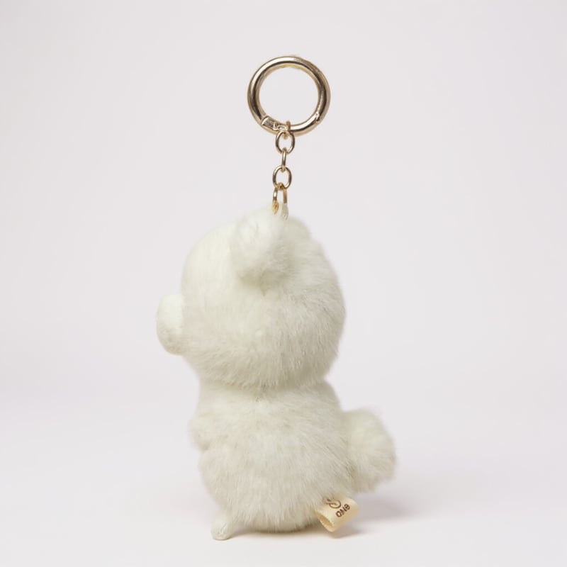 ぬいぐるみチャーム】シロクマ／キーリング クマ マスコット 動物 お