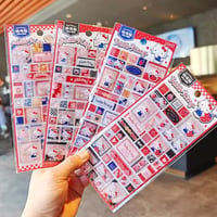 ［中国ライセンス/並行輸入品］【2/24再販開始】キャラクター・3Dシール（全4種）