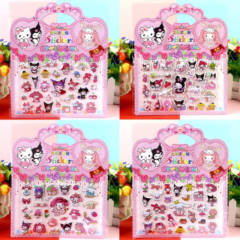 1/4販売開始】キャラクター・特大3Dシール（ランダム1PC） | NOIR BLANC