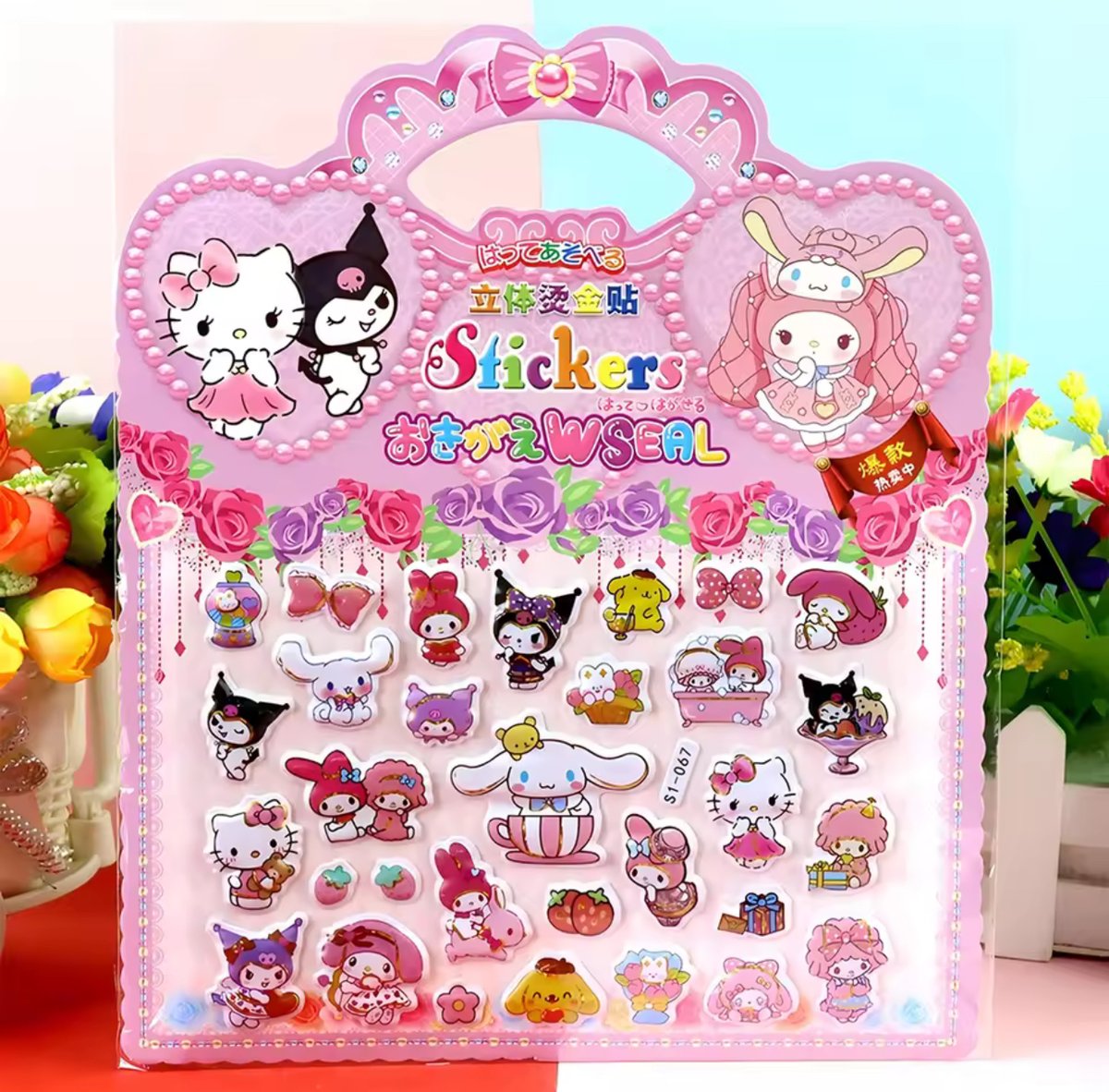 1/4再販開始】キャラクター・特大3Dシール（ランダム1PC） | NOIR BLANC