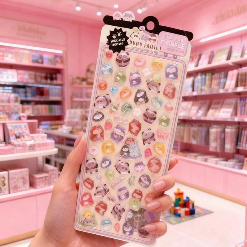 1/23販売開始】3Dパンダとウサギのステッカー（全2種） | NOIR BLANC