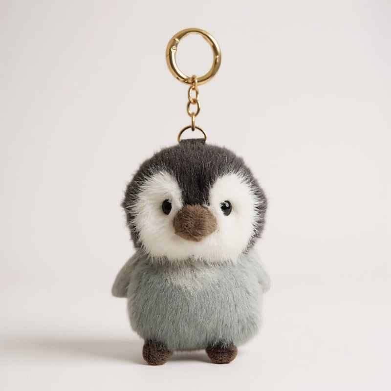 ぬいぐるみチャーム】ペンギンヒナ／キーリング 海 マスコット 動物 お