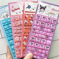 ［中国ライセンス/並行輸入品］【2/12再販開始】キャラクター・ 3Dスクエアステッカー（全4種）