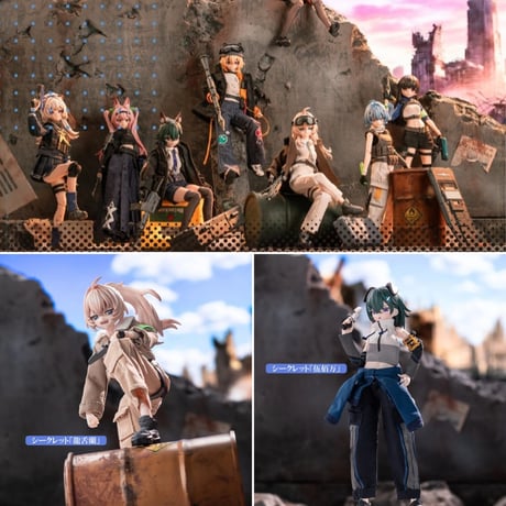 【予約】【2026年5月下旬メーカー様出荷予定】【公式特典付き・ALLIN10体セット】MJDブラインドドール 【黒鉄休止符】シリーズ 【Neo Eden Toys】