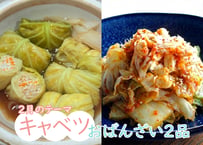 【動画受講】昆布だし仕立てのロールキャベツ＆キャベツのキムチ風＋α