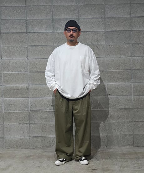 TIGHTBOOTH | TBPR / LABEL LOGO L/S T-SHIRT | White