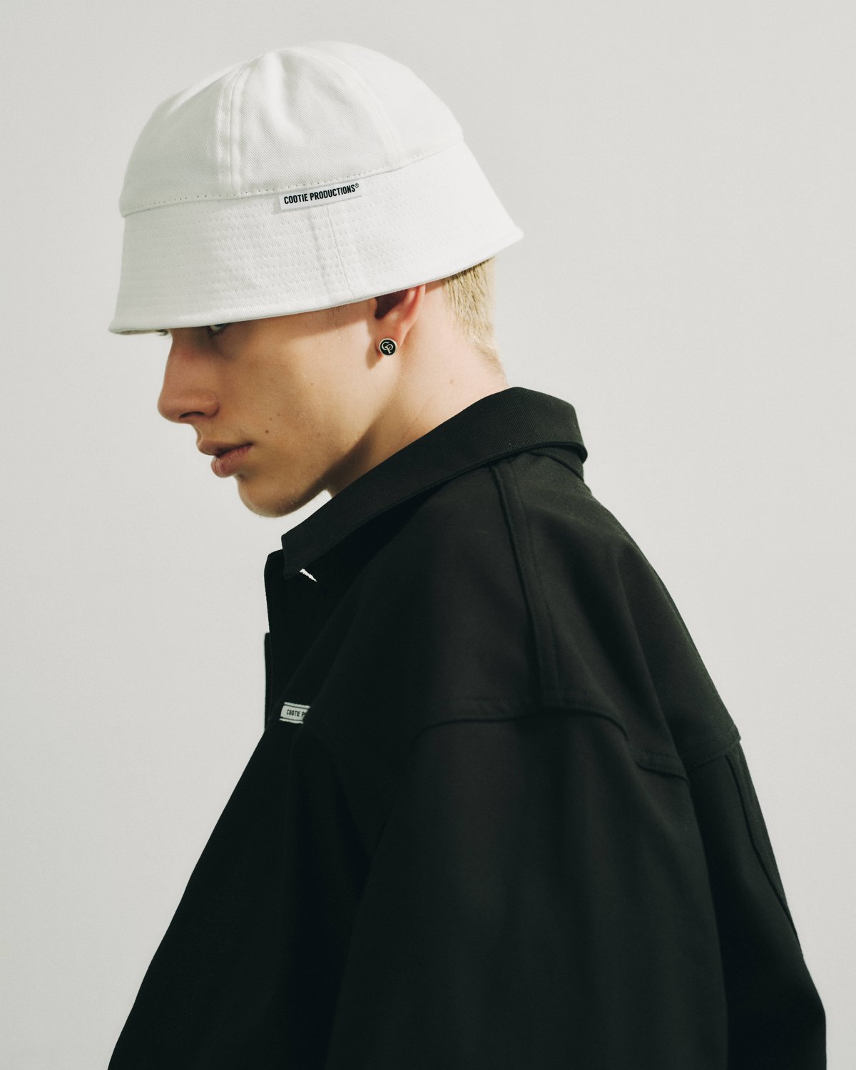 𝐂𝐎𝐎𝐓𝐈𝐄 | Cotton Serge Sailor Hat | Black | Work