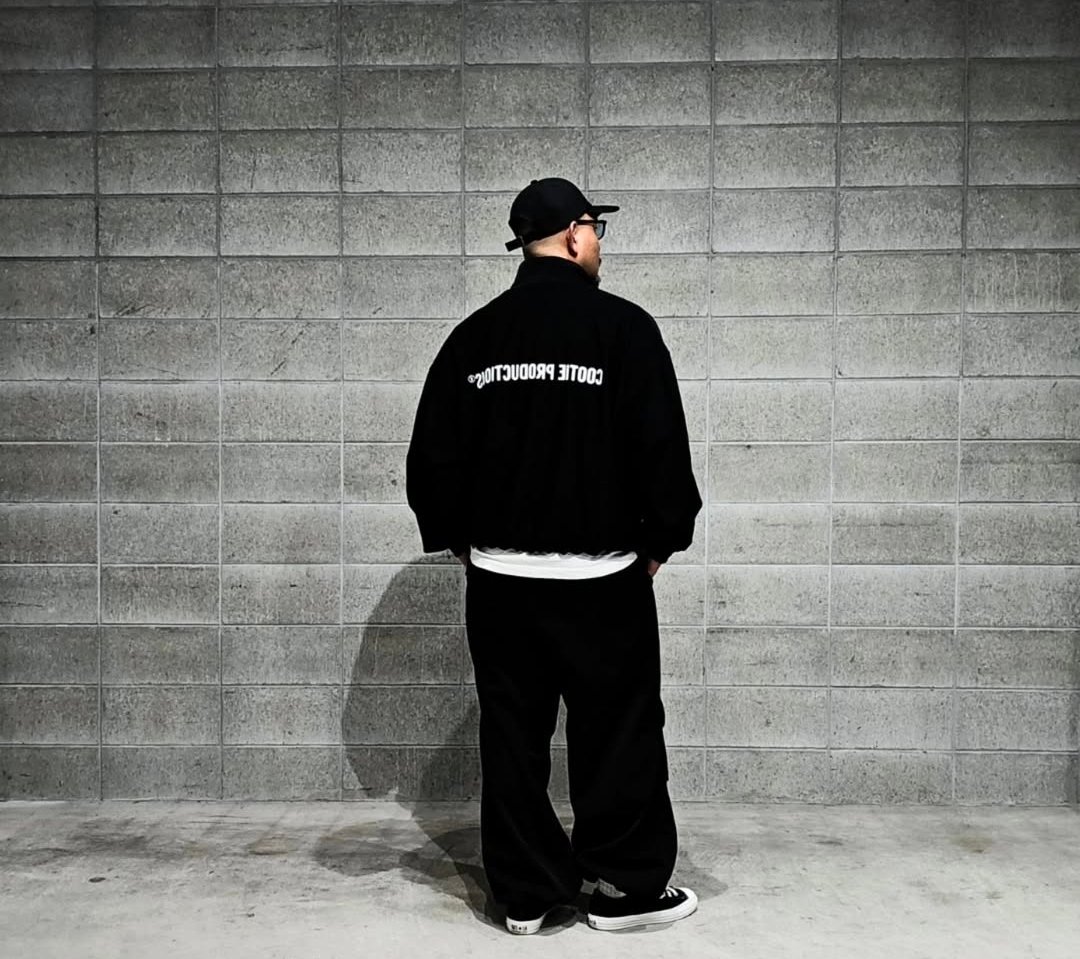𝐂𝐎𝐎𝐓𝐈𝐄 | Frost Weave Track Jacket | Black | Wor