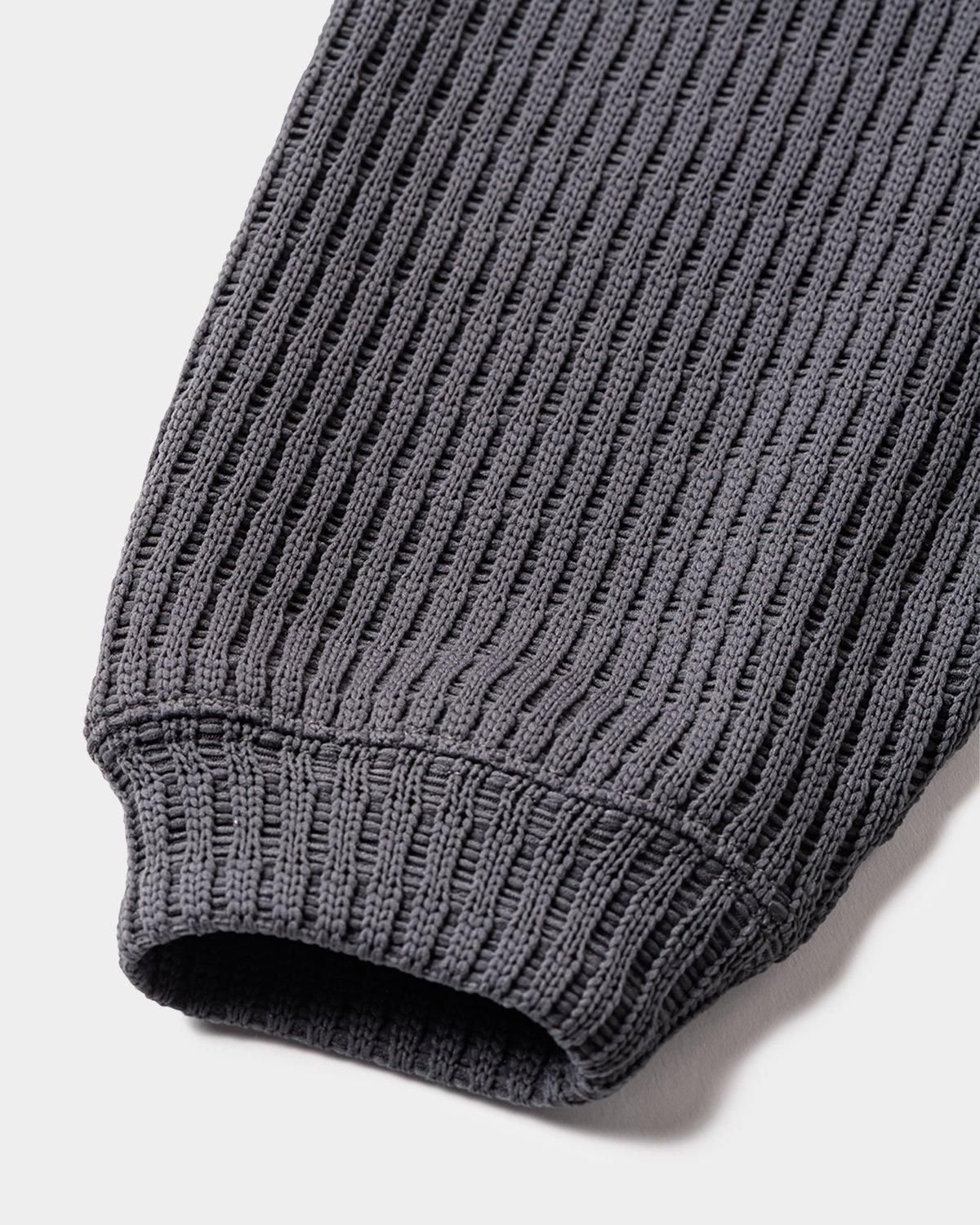 TIGHTBOOTH | MYSTERY GAUGE CREW KNIT | BLACK |