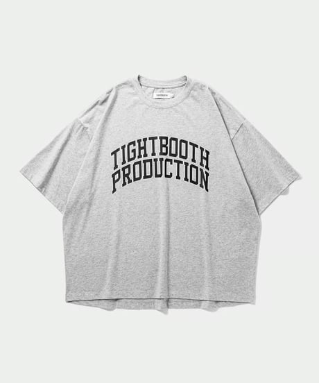 TIGHTBOOTH | COLLEGE S/S T-SHIRT | GREY