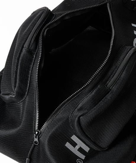 TIGHTBOOTH | TBPR / LOGO MESH KNAPSACK | Black