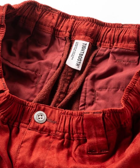 TIGHTBOOTH | SUEDE BAGGY PANTS | ORANGE