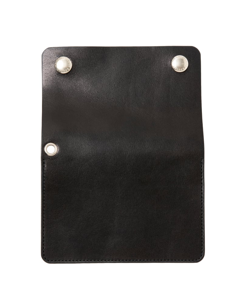 COOTIE | Leather Trucker Wallet | Black | Work
