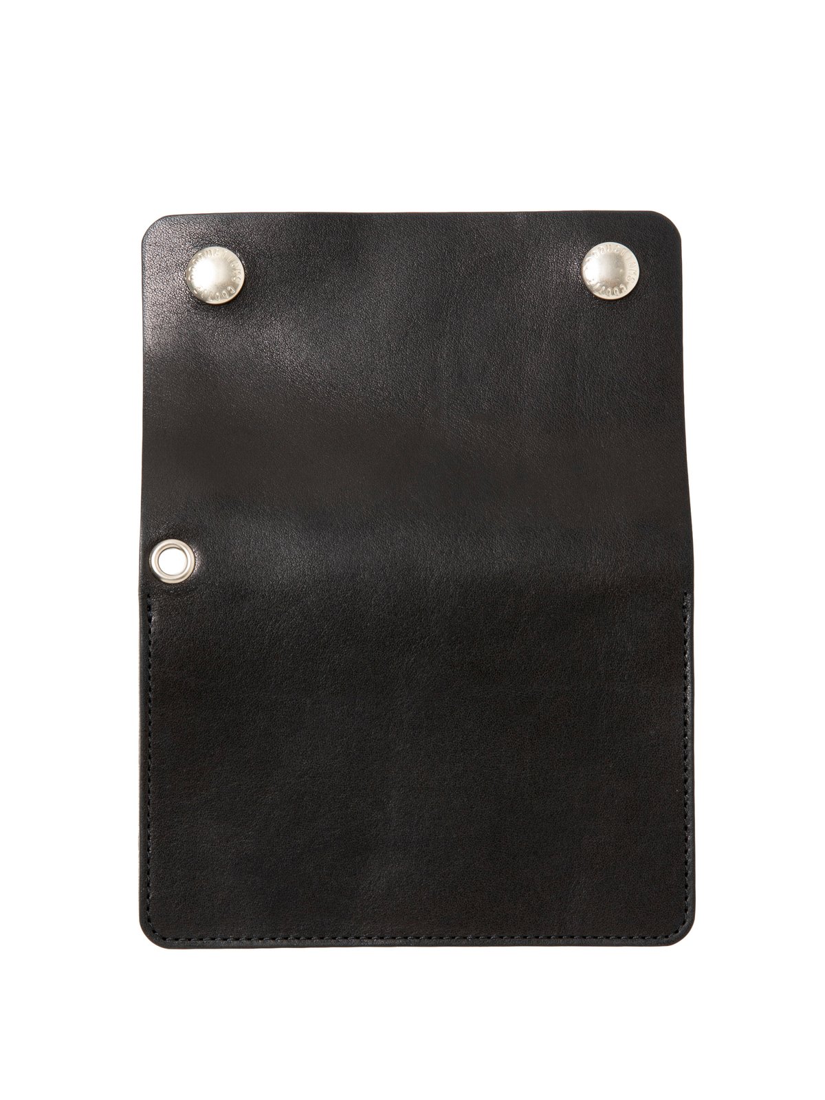 COOTIE | Leather Trucker Wallet | Black | Work