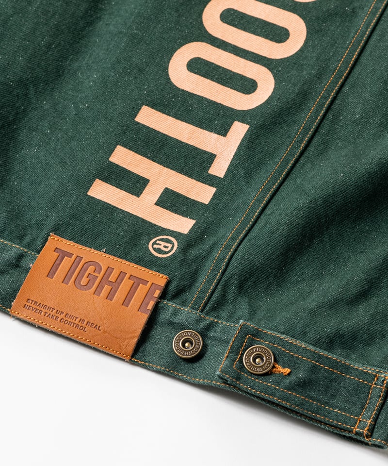 TIGHTBOOTH | TBPR / DENIM JACKET | Dark Green |