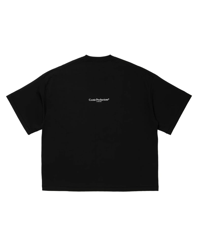 COOTIE | Spanish Pima Boxy S/S Tee | Black | Wo