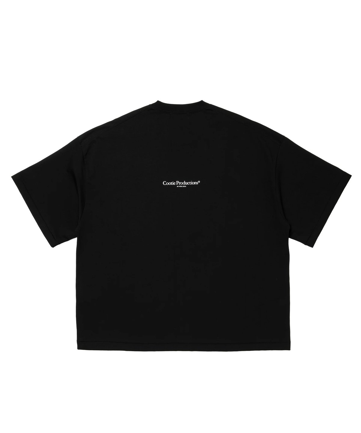 COOTIE | Spanish Pima Boxy S/S Tee | Black | Wo
