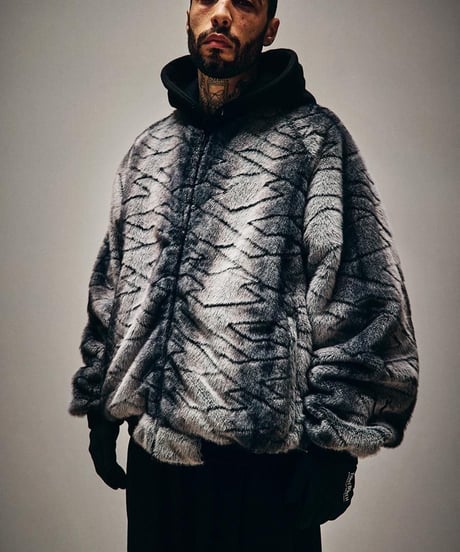 TIGHTBOOTH | T QUILT FUR MA-1 | BLACK