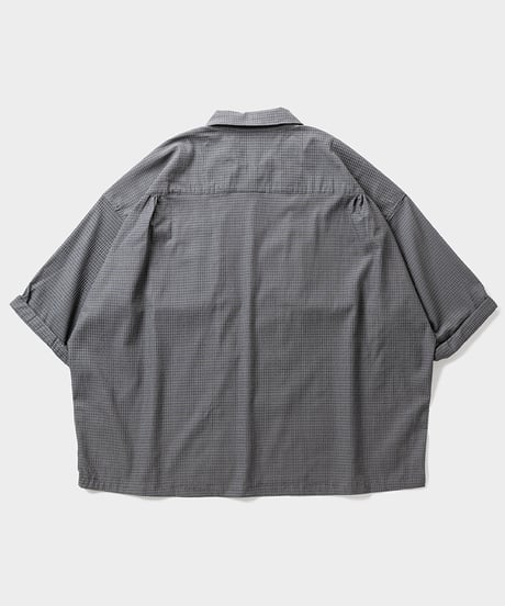 TIGHTBOOTH | TBPR / SEERSUCKER ROLL UP SHIRT | Gray