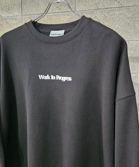 Work In Progress | CrewNeck Sweat | BLACK