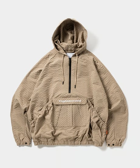 TIGHTBOOTH | TBPR / RIPPLE PLAID ANORAK | Beige