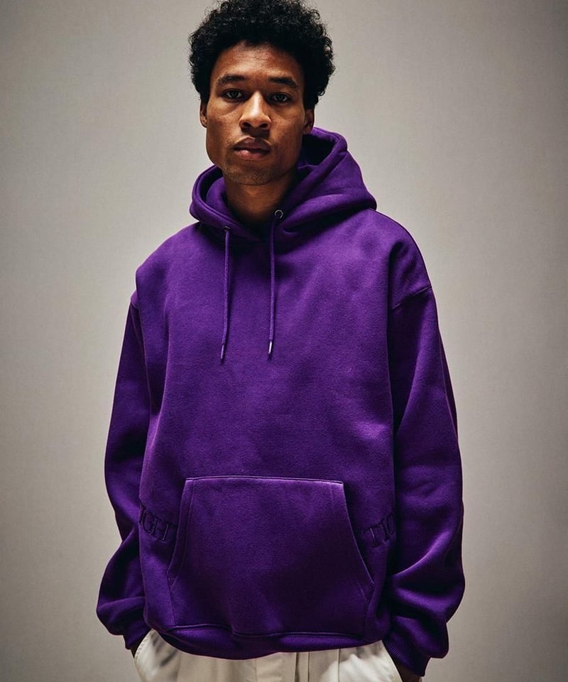 TIGHTBOOTH タイトブース ジップアップ ナイロンジャケット パープル TIGHTBOOTH - BIG LOGO ANORAK - SHRED