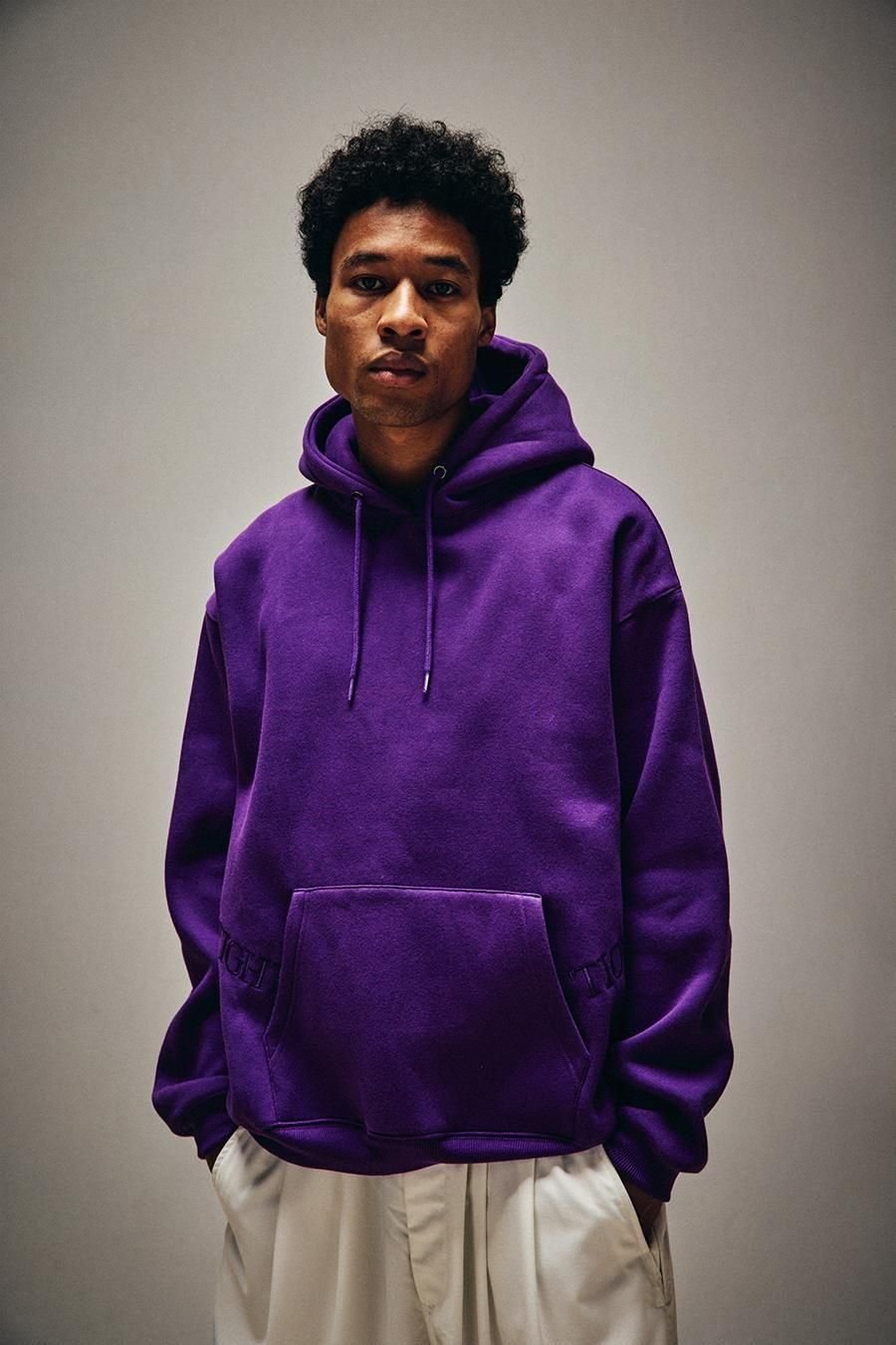 TIGHTBOOTH | STRAIGHT UP HOODIE | PURPLE | Work