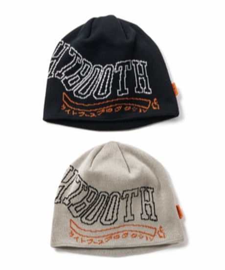 𝐓𝐈𝐆𝐇𝐓𝐁𝐎𝐎𝐓𝐇 | TBPR / ACID LOGO BEANIE | Black