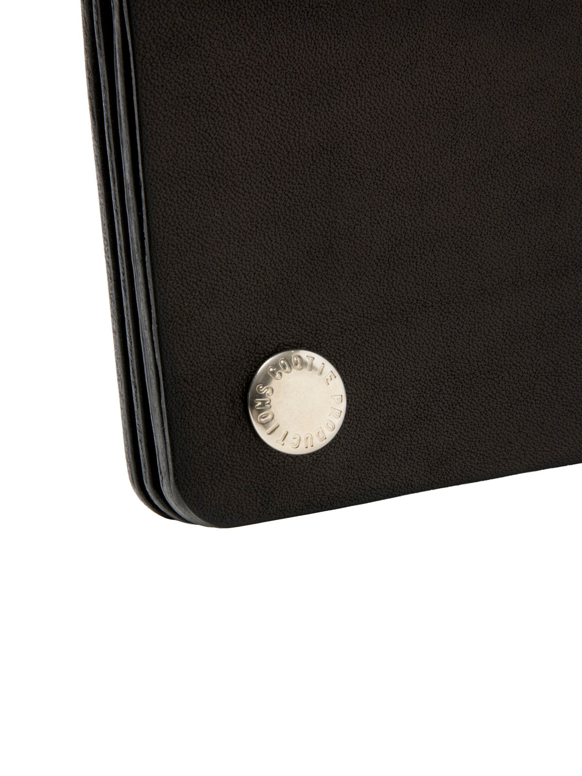 COOTIE | Leather Trucker Wallet | Black | Work