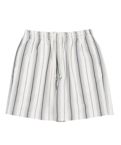 COOTIE | Dobby Chain Stripe Easy Shorts | Ivory