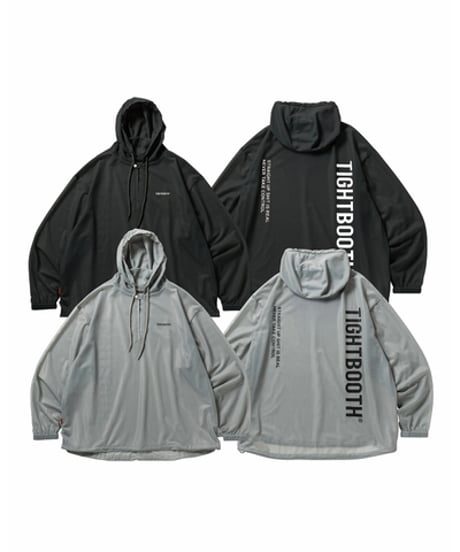 TIGHTBOOTH | TBPR / LABEL LOGO SHEER PARKA | Gray
