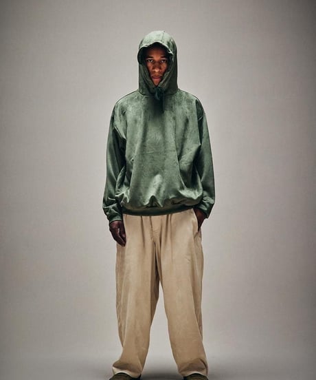 TIGHTBOOTH | SUEDE BAGGY PANTS | ORANGE