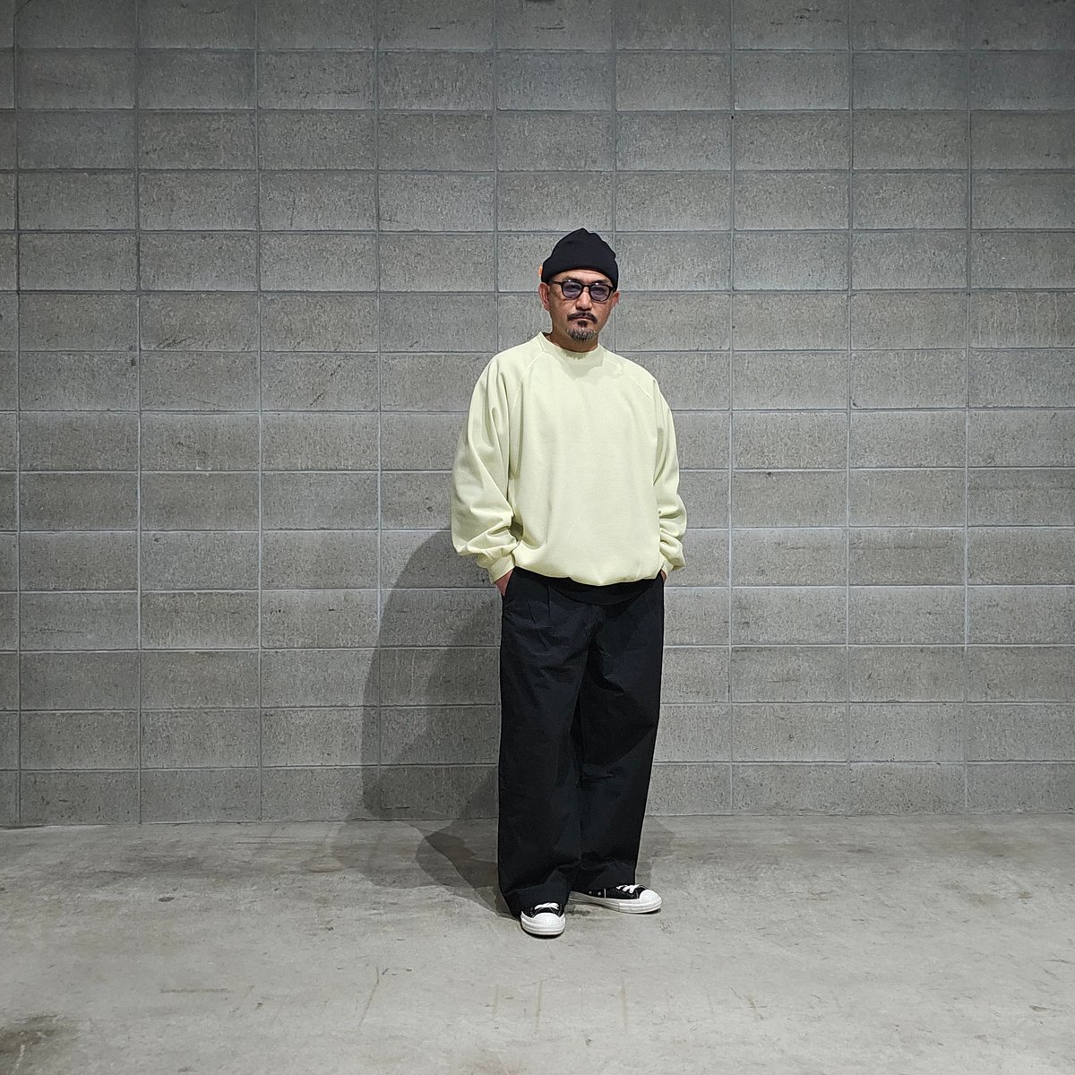 TBPR WAFFLE CREW KNIT 新品 Lサイズ TIGHTBOOTH | TBPR / WAFFLE CREW KNIT | Cream |