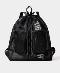 TIGHTBOOTH | TBPR / LOGO MESH KNAPSACK | Black