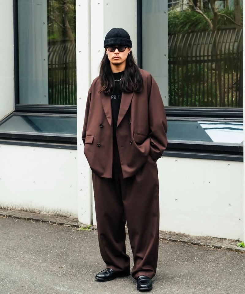 𝐂𝐎𝐎𝐓𝐈𝐄 | T/W Twill 2 Tuck Wide Easy Trousers |