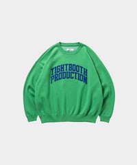 TIGHTBOOTH | COLLEGE SWEATER | GREEN | Work In