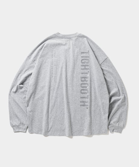 TIGHTBOOTH | TBPR / LABEL LOGO L/S T-SHIRT | Gray