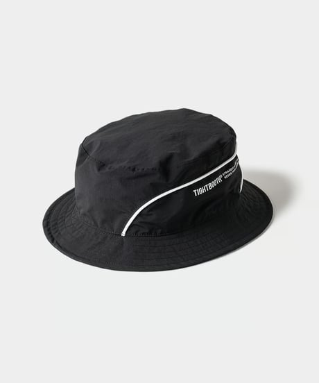 TIGHTBOOTH | PIPING BUCKET HAT | Black
