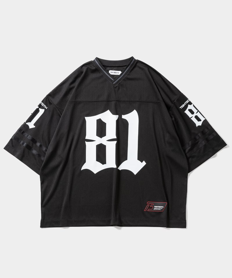 美品 TIGHTBOOTH 26SS TBPR Football XL 𝐓𝐈𝐆𝐇𝐓𝐁𝐎𝐎𝐓𝐇 | TBPR / FOOTBALL SHIRT | Black | Wo