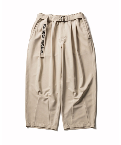 TIGHTBOOTH | TBPR / TRO BAGGY SLACKS | Greige |