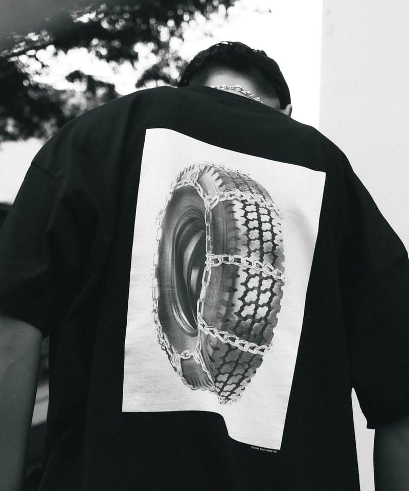 COOTIE | Print S/S Tee ( Tire with Chains ) | W
