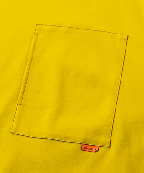 TIGHTBOOTH | TBPR / PONTE POCKET S/S T-SHIRT | Mustard