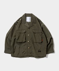 TIGHTBOOTH | TBPR / METALLIC BDU SHIRT | Olive