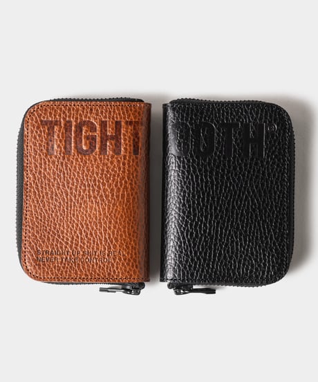 TIGHTBOOTH | TBPR / LEATHER ZIP WALLET | Black