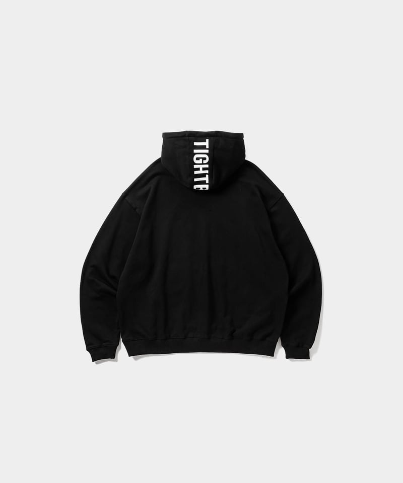 TIGHTBOOTH | HOODED LOGO SWEAT | BLACK | Work I